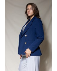 Blazer Blu Bottoni Oro