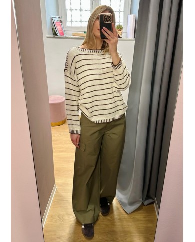 Pantaloni Cargo Verde Militare